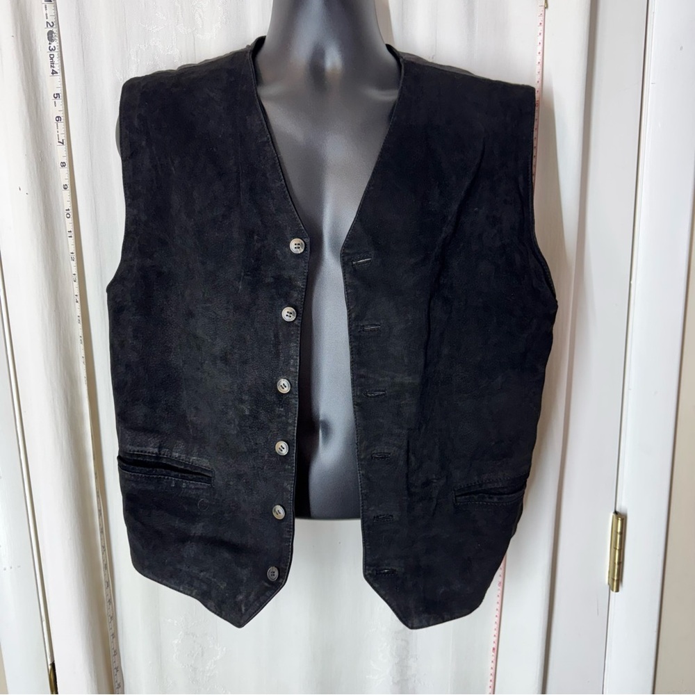Vintage Lord & Taylor Men's Suede Leather Vest